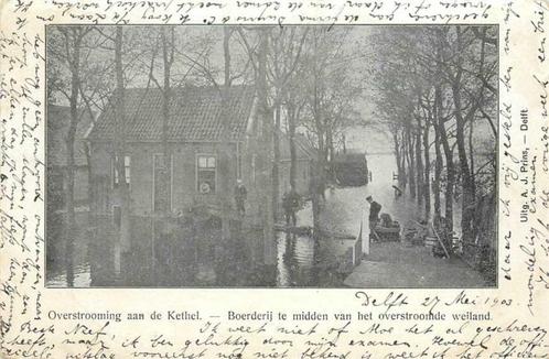 (380-230-013) Rotterdam Kethel De Overstrooming, Verzamelen, Ansichtkaarten | Nederland, Zuid-Holland, Verzenden
