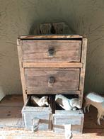 Oud ladenkastje, Antiek en Kunst, Curiosa en Brocante, Ophalen of Verzenden