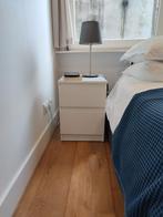 White Ikea bedside tables, Amsterdam