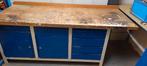 Oude Werkbank met Gereedschapsbord, Doe-het-zelf en Verbouw, Werkbanken, Ophalen, Nvt, Nvt, Nvt