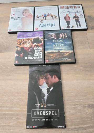Dvd's 6 stuks Nederlandse films en een serie beschikbaar voor biedingen