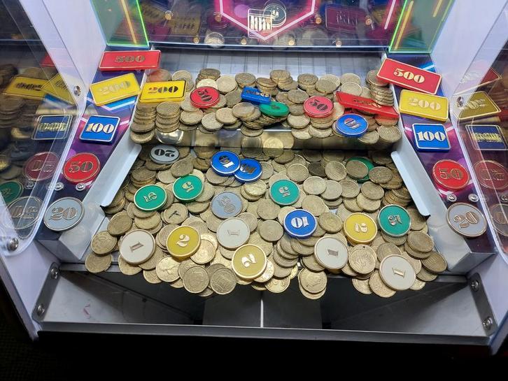 Punten voor muntenschuiver, Verzamelen, Automaten | Gokkasten en Fruitautomaten, Gebruikt, Ophalen of Verzenden