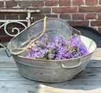 Brocante oud zinken zaaibak, Antiek en Kunst, Ophalen of Verzenden