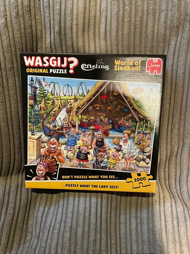 WasGij Puzzel Efteling World of Sindbad, Ophalen of Verzenden, 500 t/m 1500 stukjes, Zo goed als nieuw, Legpuzzel