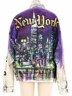 GEZOCHT: Tony Alamo New York painted denim jackets, Ophalen, Overige kleuren, Maat 46/48 (XL) of groter, Jasje