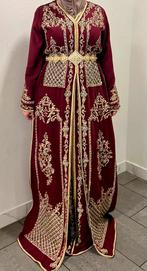 Takchita, Marokkaanse jurk, Kleding | Dames, Ophalen of Verzenden, Zo goed als nieuw, Rood, Onder de knie