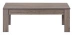 VOORRAAD Rechthoekige Grijs eiken salontafel Eos NIEUW, Overige materialen, 100 tot 150 cm, Nieuw, Minder dan 50 cm