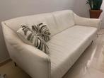 Wit leren bankstel zgan. in overleg thuisbezorgd., Ophalen, 150 tot 200 cm, Driepersoons, Zo goed als nieuw