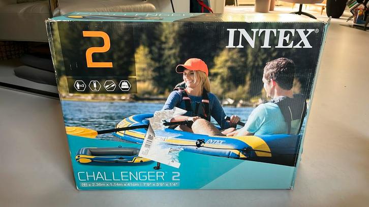 Intex Chalkenger 2 ooblaasboot, Watersport en Boten, Bootonderdelen, Gebruikt, Ophalen of Verzenden