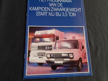 folder / poster DAF programma vanaf 3,5 ton ca 1990 beschikbaar voor biedingen