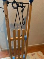 Houten slee, Ophalen, Rem, Gebruikt, Hout