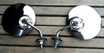 Chrome oldtimer spiegels type Lucas beschikbaar voor biedingen