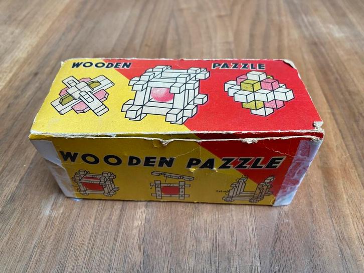 Houten kumiki puzzel, oud, jaar onbekend, Antiek en Kunst, Antiek | Speelgoed, Ophalen of Verzenden