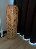 Sfeervolle rieten vloerlamp, Ophalen, Zo goed als nieuw, Hout, 100 tot 150 cm