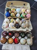 3 doosjes paaseieren (beschilderd), Ophalen of Verzenden, Gebruikt