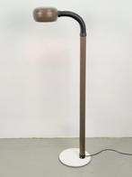 Vintage Vloerlamp Bruin Metaal space age  ‘70 leeslamp, Huis en Inrichting, Lampen | Vloerlampen, N, 100 tot 150 cm, Ophalen of Verzenden