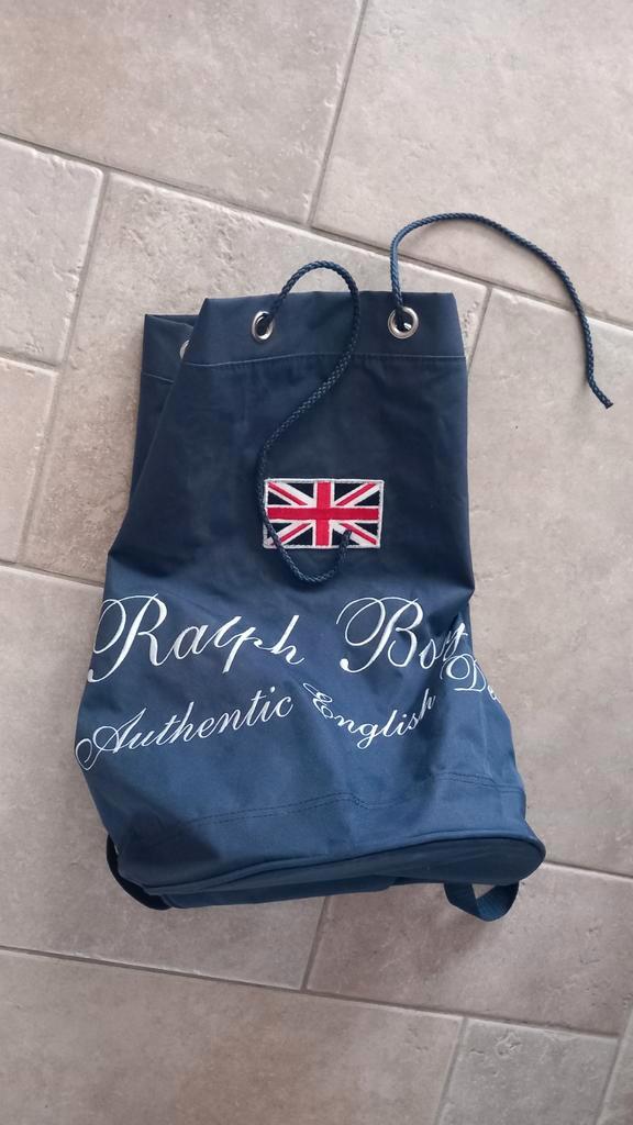 Ralph Boyer rugzak, rugtas met embleem Engelse Vlag, Sieraden, Tassen en Uiterlijk, Tassen | Rugtassen, Gebruikt, Overige merken