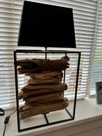 2 Landelijke Lampen met Houten Middenstuk merk bizzotto, Huis en Inrichting, Ophalen of Verzenden, Rustic, Minder dan 50 cm