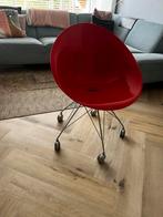 Kartell Ero|S| Stoel - Rood - Philippe Starck, Huis en Inrichting, Stoelen, Kunststof, Gebruikt, Ophalen of Verzenden, Eén