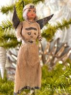 Per Sempre,zeldzaam antiek/oud kerst engel,watten met crêpe, Antiek en Kunst, Ophalen of Verzenden
