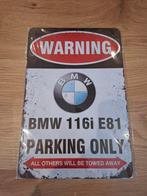 BMW Bord - Parking Only, Auto diversen, Ophalen of Verzenden