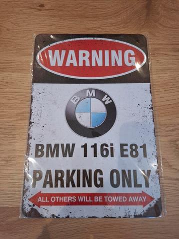 BMW Bord - Parking Only beschikbaar voor biedingen