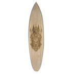 Lady Warrior - decoratief houten surfplank 150 cm, -, -, Nieuw, Ophalen of Verzenden