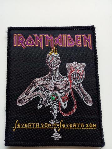 Iron Maiden prachtige  vintage 1988 seventh son... patch 83  beschikbaar voor biedingen