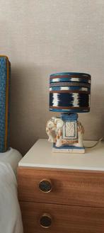 Olifant  lamp blauw nachtkast lampje slaapkamer beauty, Ophalen of Verzenden, Zo goed als nieuw, Minder dan 50 cm