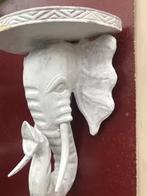 Houten olifant voor aan de wand, Ophalen, Gebruikt