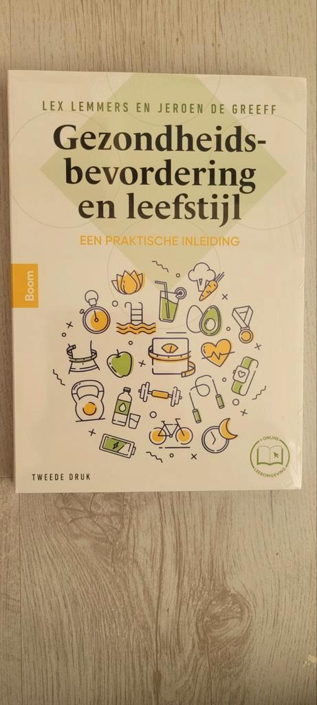 Gezondheidsbevordering en leefstijl 2e druk NIEUW!, Boeken, Studieboeken en Cursussen, Nieuw, HBO, Beta, Verzenden