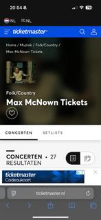 Ticket concert Max McNown, Eén persoon, December