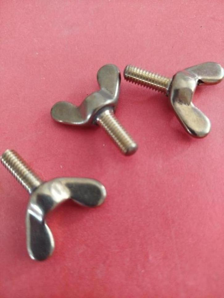 p st. messing vleugelschroef of vleugelbout in m4 woonboot, Watersport en Boten, Accessoires en Onderhoud, Nieuw, Onderhoud en Reparatie