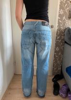 Vintage thug life jeans, Kleding | Dames, Spijkerbroeken en Jeans, Ophalen of Verzenden, Zo goed als nieuw, Blauw, W30 - W32 (confectie 38/40)