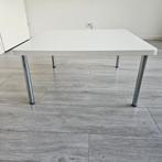 Salontafel met wit blad, Ophalen, Kunststof, Gebruikt, Vierkant