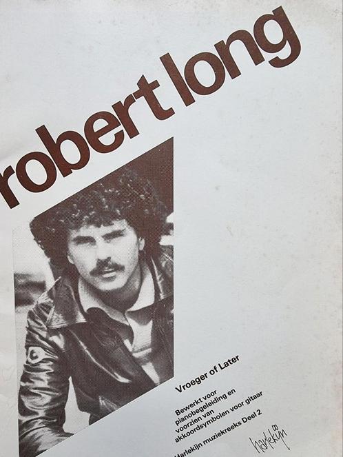 Robert Long. Vroeger of Later. Ongebruikt.  Vintage., Muziek en Instrumenten, Bladmuziek, Zo goed als nieuw, Artiest of Componist