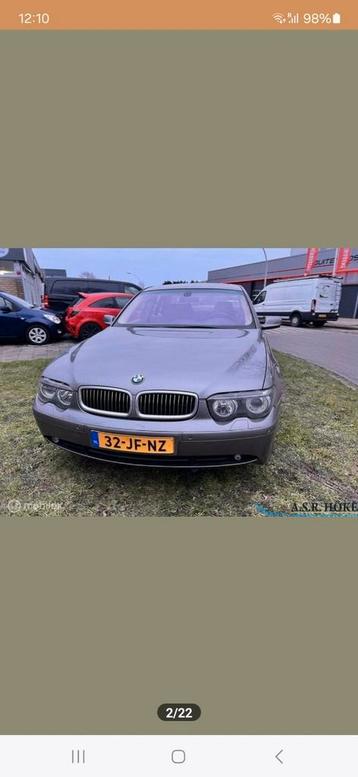 BMW 7-Serie 4.4 745I AUT 2002 Grijs met nieuwe APK! beschikbaar voor biedingen