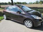 Peugeot 208 1.2 VTI NAV ECC Cr. Contr 82.959 KMs 1e eig 4999, Auto's, Voorwielaandrijving, Stof, Bruin, Origineel Nederlands