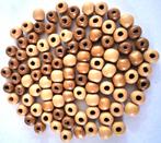 100 natuur houten kralen 8 mm, Verzenden, Nieuw, Kraal