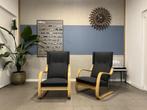 Artek | Alvar Aalto | 401 | Antraciet stof | 4x, Huis en Inrichting, Hout, Gebruikt, -, -