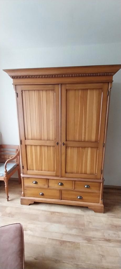 Eiken patine kast met lades, Huis en Inrichting, Kasten | Kledingkasten, Gebruikt, Met lade(s), Met deur(en), Met plank(en), Eikenhout