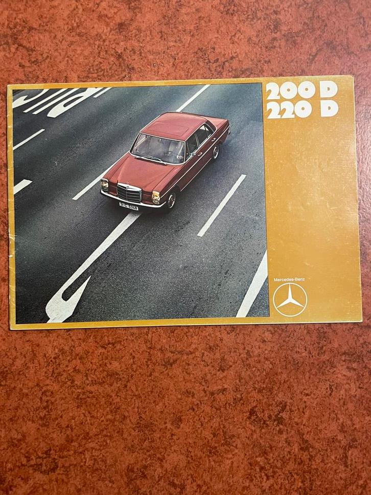 Oldtimer folder Mercedes, Auto diversen, Handleidingen en Instructieboekjes, Ophalen of Verzenden