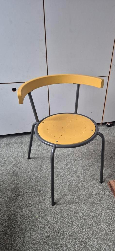 Vintage IKEA stoelen - set van 2, Huis en Inrichting, Stoelen, Gebruikt, Twee, Hout, Metaal, Overige kleuren, Ophalen