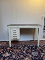 Gispen ijzeren bureau, Huis en Inrichting, Bureaus, Ophalen, Gebruikt, Bureau