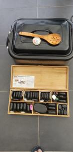 Hetstone massageset Grote XXL Hotstone pan 64-delige stenens, Sport en Fitness, Ophalen of Verzenden, Zo goed als nieuw, Hotstone