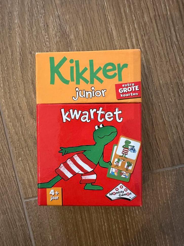 Kikker Junior Kwartet 4+, Kinderen en Baby's, Speelgoed | Overig, Zo goed als nieuw, Jongen of Meisje, Ophalen of Verzenden