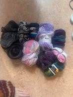 Diverse verzameling wol en garen, Hobby en Vrije tijd, Breien en Haken, Ophalen of Verzenden, Gebruikt, Breien of Haken, Wol of Garen