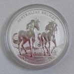 Australische Brumby Zilveren Munt 2025, BU, .9999 zilver, Ophalen of Verzenden, Losse munt, Zilver