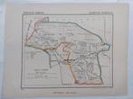 42 / Gemeente Ottersum Limburg Litho uit 1869 door J. Kuyper, Antiek en Kunst, Ophalen of Verzenden