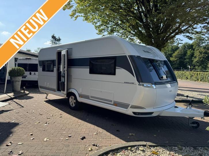Hobby Excellent 560 CFE, Caravans en Kamperen, Caravans, Bedrijf, tot en met 4, Rondzit, Hobby, Frans bed, Overige typen, 6 tot 7 meter